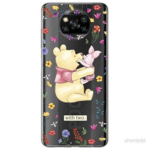 ERT GROUP mobiltelefonfodral för Xiaomi POCOPHONE X3 originalt och officiellt licensierat Disney mönster Winnie the Pooh and friends 030, gedeeltelijk transparant 5903537121406