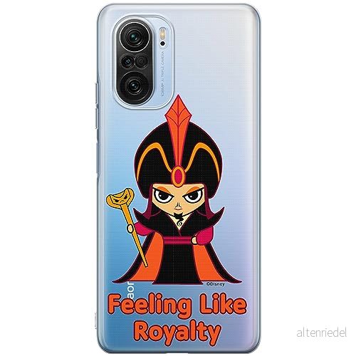 ERT GROUP mobiltelefonfodral för Xiaomi MI 11i/ REDMI K40/K40 PRO/POCO F3/ F3 PRO originalt och officiellt licensierat Disney mönster Jafar 001, gedeeltelijk transparant 5905511889265