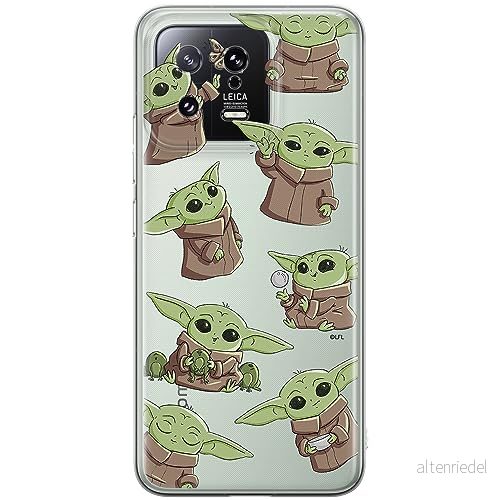 ERT GROUP mobiltelefonfodral för Xiaomi 13 originalt och officiellt licensierat Star Wars mönster Baby Yoda 029 optimalt anpassad till formen på mobiltelefonen, gedeeltelijk transparant 5905511910662