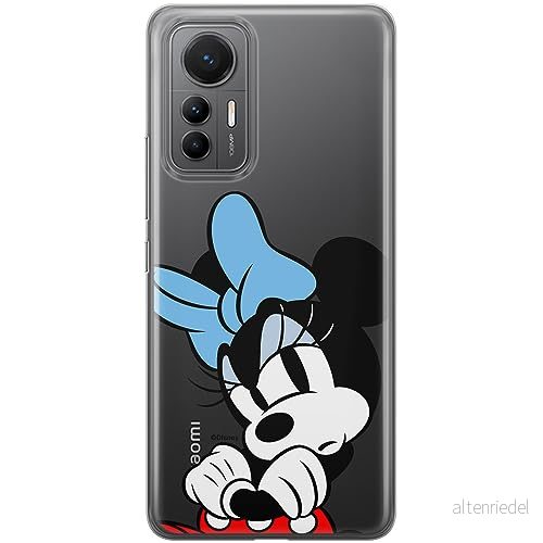ERT GROUP mobiltelefonfodral för Xiaomi 12 LITE originalt och officiellt licensierat Disney mönster Minnie 077 optimalt anpassad till formen på mobiltelefonen, gedeeltelijk transparant 5905795029272
