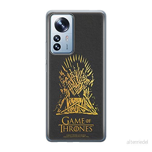 ERT GROUP mobiltelefonfodral för Xiaomi 12 / 12X originalt och officiellt licensierat Game of Thrones mönster 011 optimalt anpassad till formen på mobiltelefonen, fodral tillverkad av TPU plast 5905511485412