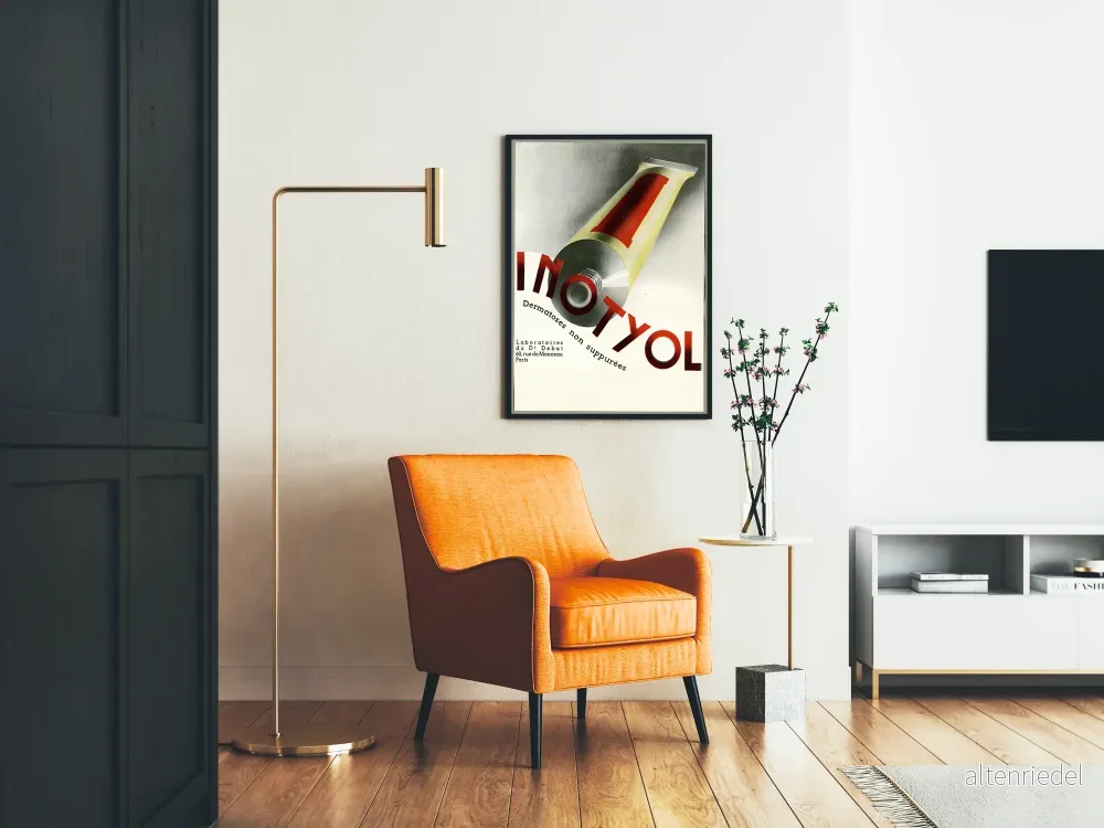 Vintageposter INOTYOL väggdekoration retrodesign - Bild 2