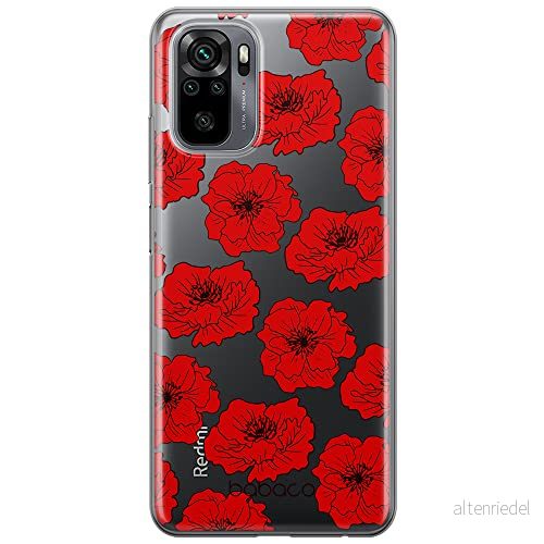 ERT GROUP mobiltelefonfodral för Xiaomi REDMI NOTE 10 PRO originalt och officiellt licensierat Babaco mönster Flowers 018 optimalt anpassad till formen på mobiltelefonen, gedeeltelijk transparant 5903932820836