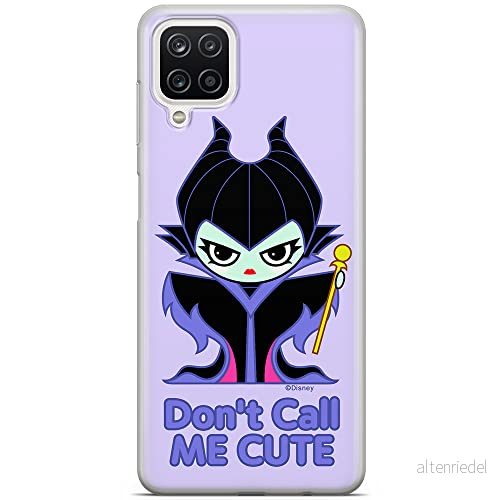 ERT GROUP mobiltelefonfodral för Samsung A12 / M12 F12 originalt och officiellt licensierat Disney mönster Maleficent 003 anpassad till formen på mobiltelefonen, fodral tillverkad av TPU plast 5905131481993