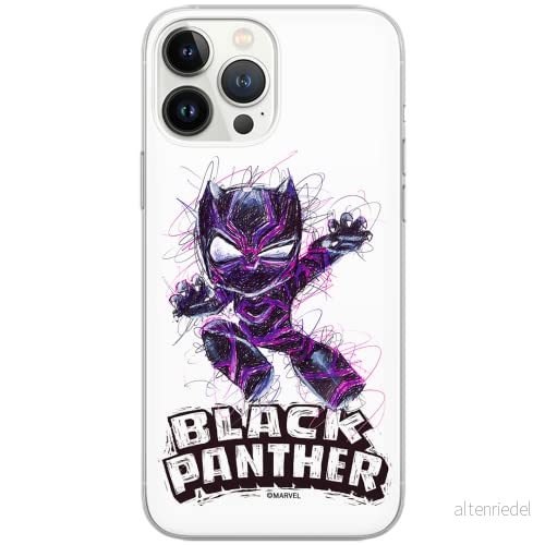 ERT GROUP mobiltelefonfodral för Samsung S9 originalt och officiellt licensierat Marvel mönster Black Panther 017 Vit optimalt anpassad till formen på mobiltelefonen, fodral tillverkad av TPU plast 5904805231759
