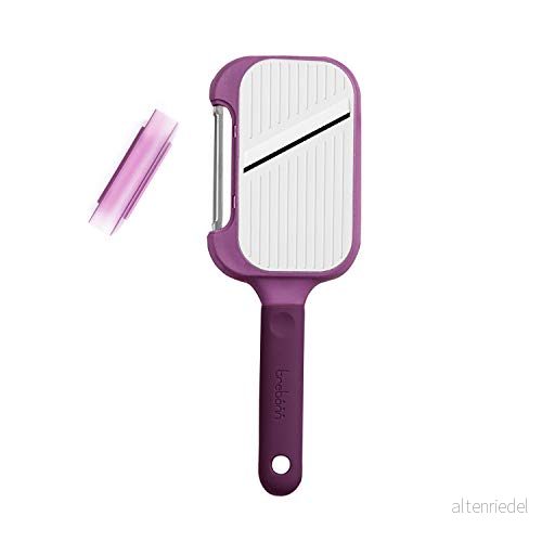 Trebonn Peel + Slice, 2 i 1 verktyg, Praktisk skalning och manolin för skivning med rostfritt stålblad. 8056860330131