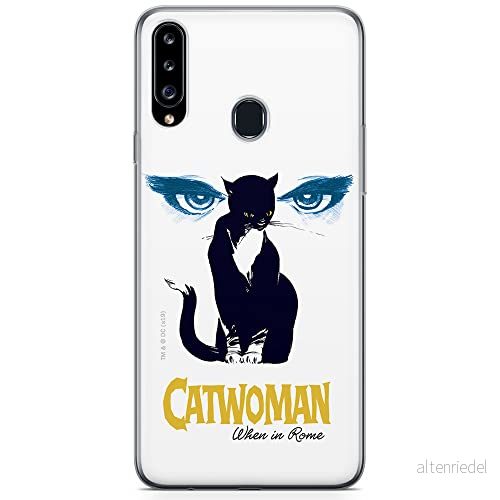 ERT GROUP mobiltelefonfodral för Samsung A20S originalt och officiellt licensierat DC mönster Catwoman 007 optimalt anpassad till formen på mobiltelefonen, fodral tillverkad av TPU plast 5904805442933