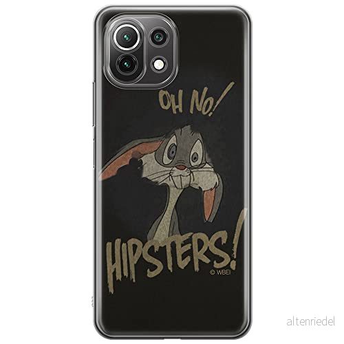 ERT GROUP mobiltelefonfodral för Xiaomi 11 LITE 4G/5G originalt och officiellt licensierat Looney Tunes mönster Bugs 005, fodral tillverkad av TPU plast 5903932729269