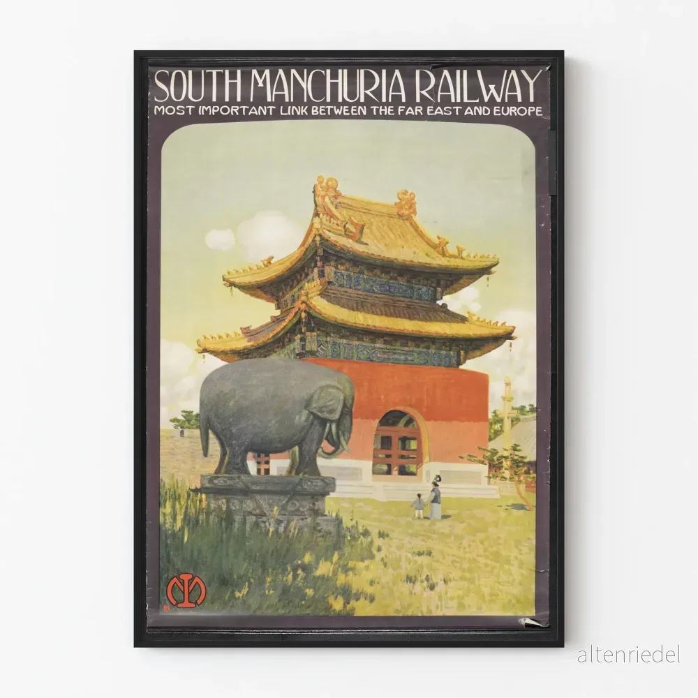 Väggposter av South Manchuria Railway – Kulturell och historisk dekoration