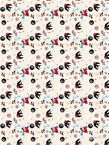 Decopatch papper nr. 763 förpackning med 20 ark (pirattduvor, 395 x 298 mm, perfekt för dina papemaskiner) 3609511207631