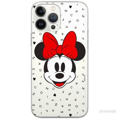 ERT GROUP mobiltelefonfodral för Xiaomi Redmi Note 11T 5G/11S 5G/POCO M4 Pro 5G originalt och officiellt licensierat Disney mönster Minnie 056, gedeeltelijk transparant 5904805621192
