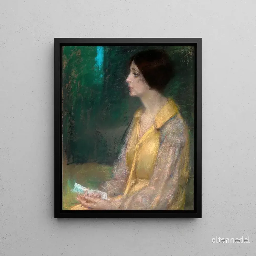 Målning La lettre – Alice Pike Barney | Konsttryck Målning La lettre – Alice Pike Barney | Konsttryck