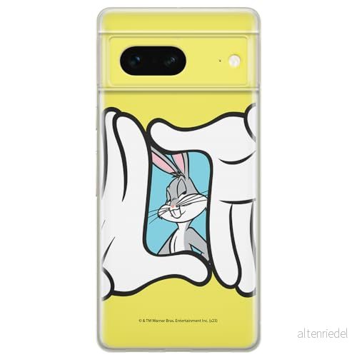 ERT GROUP mobiltelefonfodral för Google PIXEL 7 originalt och officiellt licensierat Looney Tunes mönster Bugs 025 optimalt anpassad till formen på mobiltelefonen, fodral tillverkad av TPU plast 5905795155933