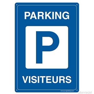 AUA SIGNALETIQUE förborrade panel (4 hål) med rundade vinklar 1,5 mm styv PVC (150 x 210 mm, besök parkering) 3666180392143 AUA SIGNALETIQUE förborrade panel (4 hål) med rundade vinklar 1,5 mm styv PVC (150 x 210 mm, besök parkering) 3666180392143