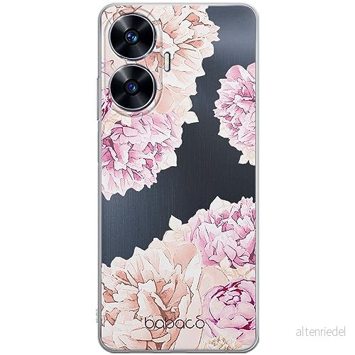 ERT GROUP mobiltelefonfodral för Realme C55 originalt och officiellt licensierat Babaco mönster Flowers 001 optimalt anpassad till formen på mobiltelefonen, gedeeltelijk transparant 5905511859602