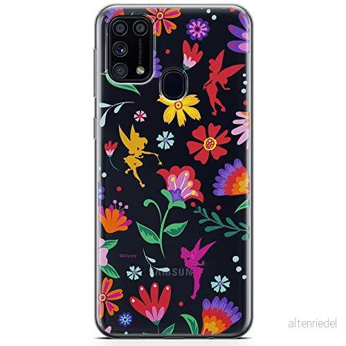 ERT GROUP mobiltelefonfodral för Samsung M31 originalt och officiellt licensierat Disney mönster Tinker Bell 001 optimalt anpassad till formen på mobiltelefonen, gedeeltelijk transparant 5904805475368