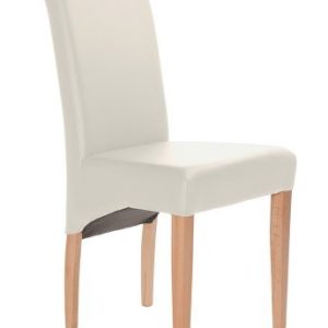 Ambientehome Sangha 57134 stol konstgjort läder D x B H 60 47 93 cm gräddvit 4041466571341 Ambientehome Sangha 57134 stol konstgjort läder D x B H 60 47 93 cm gräddvit 4041466571341