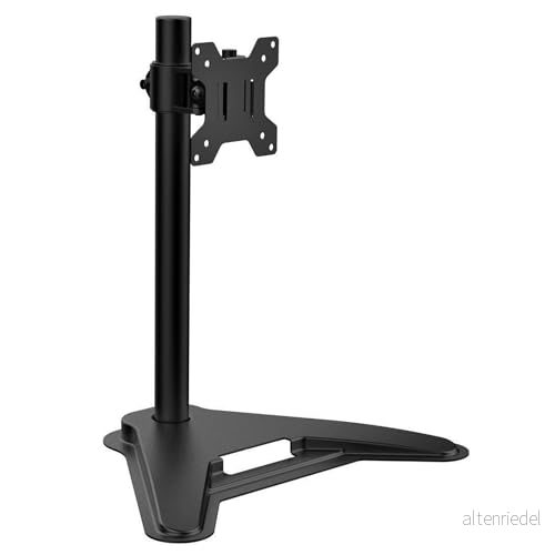 Atlantis P022 MA01 T01 Universal bas för PC skärm från 13" till 32", Max 8 kg skrivbord. Höjdjusterbar upp 41 cm, ledbar arm. Inclinaz +/ 45, pivot 180, vridbar 180 Vesa 75/100 8026974023502