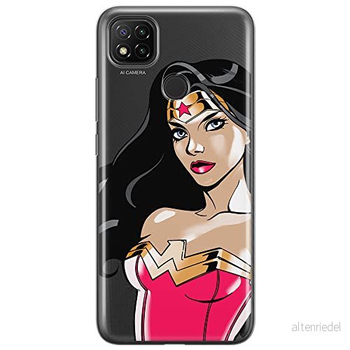 ERT GROUP mobiltelefonfodral för Xiaomi REDMI 9C originalt och officiellt licensierat DC mönster Wonder Woman 004 optimalt anpassad till formen på mobiltelefonen, gedeeltelijk transparant 5903040303733