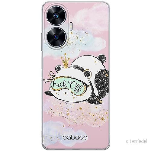 ERT GROUP mobiltelefonfodral för Realme C55 originalt och officiellt licensierat Babaco mönster Panda 001 optimalt anpassad till formen på mobiltelefonen, fodral tillverkad av TPU plast 5905511866556