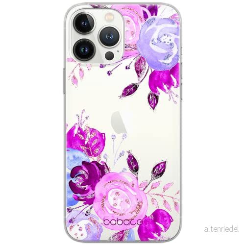 ERT GROUP mobiltelefonfodral för Apple Iphone 11 PRO MAX originalt och officiellt licensierat Babaco mönster Flowers 005 Vit optimalt anpassad till formen på mobiltelefonen, gedeeltelijk transparant 5904805385667