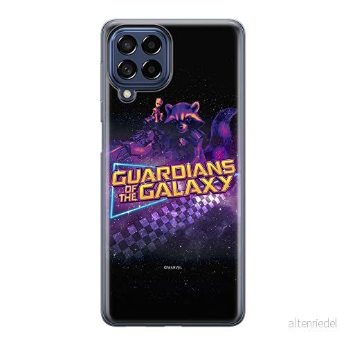 ERT GROUP mobiltelefonfodral för Samsung M33 5G originalt och officiellt licensierat Marvel mönster Guardians of the Galaxy 015 anpassad till formen på mobiltelefonen, fodral tillverkad av TPU plast 5905511345150