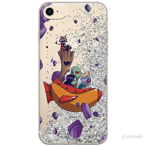 ERT GROUP mobiltelefonfodral för Apple Iphone 7/8/ SE 2/ 3 originalt och officiellt licensierat Marvel mönster Guardians of the Galaxy 010, med glitter overflow effekt 5902980211306