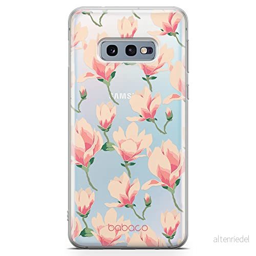 ERT GROUP mobiltelefonfodral för Samsung S10e originalt och officiellt licensierat Babaco mönster Flowers 016 optimalt anpassad till formen på mobiltelefonen, gedeeltelijk transparant 5903932625332