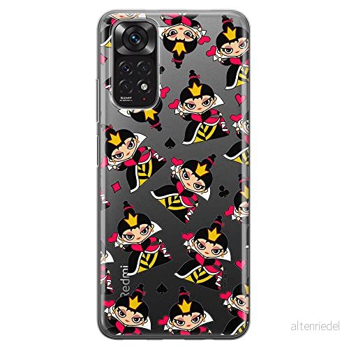 ERT GROUP mobiltelefonfodral för Xiaomi REDMI 10 originalt och officiellt licensierat Disney mönster Queen of Hearts 002, gedeeltelijk transparant 5905131434296