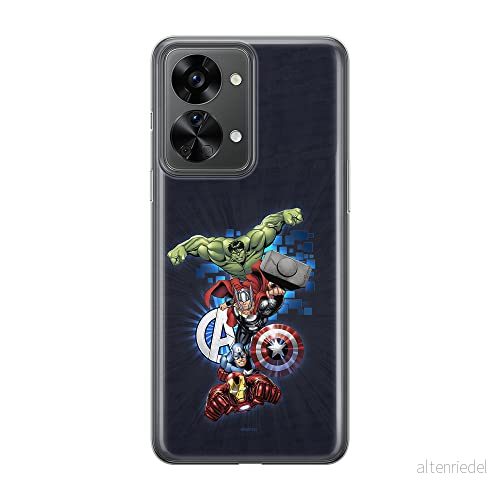 ERT GROUP mobiltelefonfodral för Oneplus NORD 2T 5G originalt och officiellt licensierat Marvel mönster Avengers 001 optimalt anpassad till formen på mobiltelefonen, fodral tillverkad av TPU plast 5905511266615