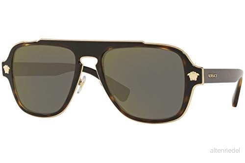Versace Solglasögon, Storlek: 56, Dark havana 8053672923070
