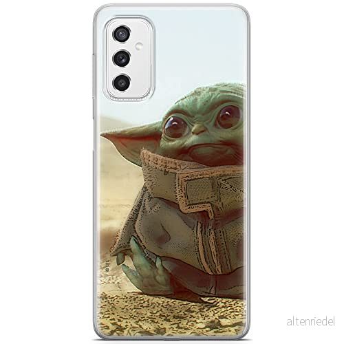 ERT GROUP mobiltelefonfodral för Samsung M52 5G originalt och officiellt licensierat Star Wars mönster Baby Yoda 003 optimalt anpassad till formen på mobiltelefonen, fodral tillverkad av TPU plast 5904805497308