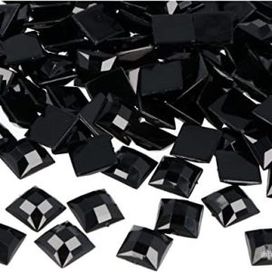 Akryl dekorativa ädelstenar ogenomskinlig svart kvadrat 12x12mm. 500u.Ca. 8428885455951 Akryl dekorativa ädelstenar ogenomskinlig svart kvadrat 12x12mm. 500u.Ca. 8428885455951