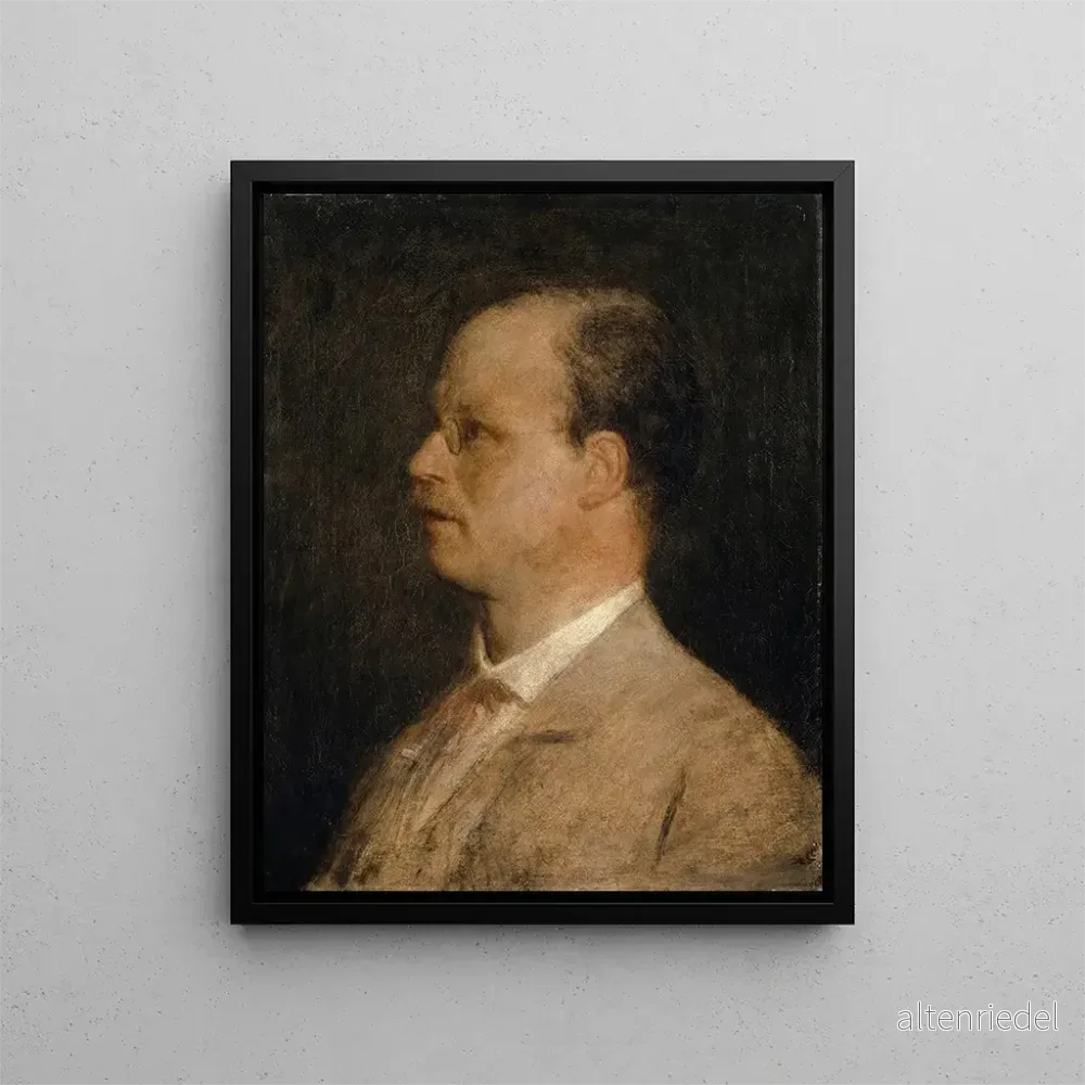 Målning Portrait av professor Fritz Burckhardt-Brenner - Arnold Böcklin | Konsttryck