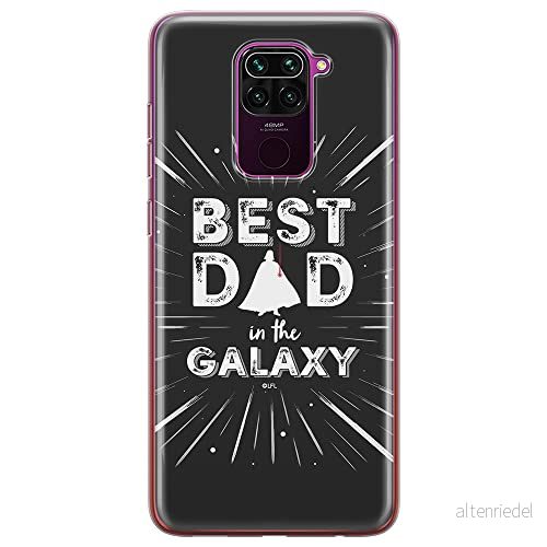 ERT GROUP mobiltelefonfodral för Xiaomi REDMI NOTE 9 originalt och officiellt licensierat Star Wars mönster Darth Vader 005 anpassad till formen på mobiltelefonen, fodral tillverkad av TPU plast 5903040333839