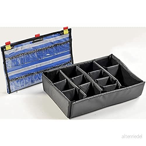 Peli 1505EMS tillbehörssats för utryckningstjänster (lockorganiserare och avdelarsats), originaltillbehör till Protector väskor, kompatibelt med: 1450, färg: svart 19428067809