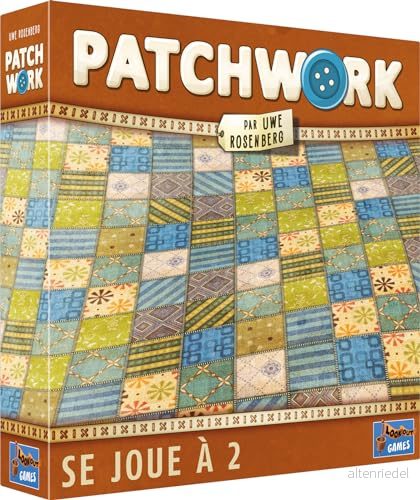 Asmodee Lookout Games Patchwork brädspel spel för barn, vuxna och familj Från 8 år 2 spelare 30 min Fransk version 3558380114178