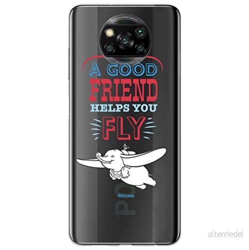 ERT GROUP mobiltelefonfodral för Xiaomi POCOPHONE X3 originalt och officiellt licensierat Disney mönster Dumbo 004 optimalt anpassad till formen på mobiltelefonen, gedeeltelijk transparant 5903537120829