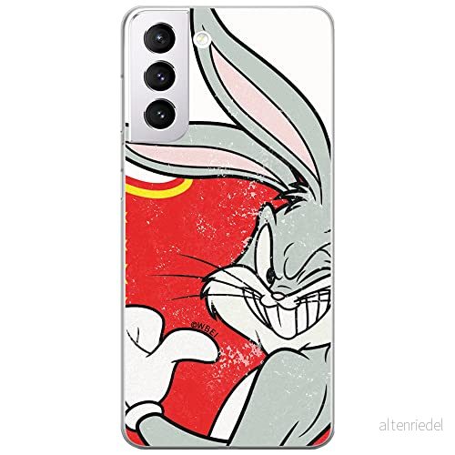 ERT GROUP mobiltelefonfodral för Samsung S21 originalt och officiellt licensierat Looney Tunes mönster Bugs 010 optimalt anpassad till formen på mobiltelefonen, fodral tillverkad av TPU plast 5903932299281