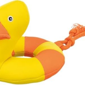 Trixie Aqua Toy duck on a rope, fabric, 20 cm/36 cm 4011905334530
