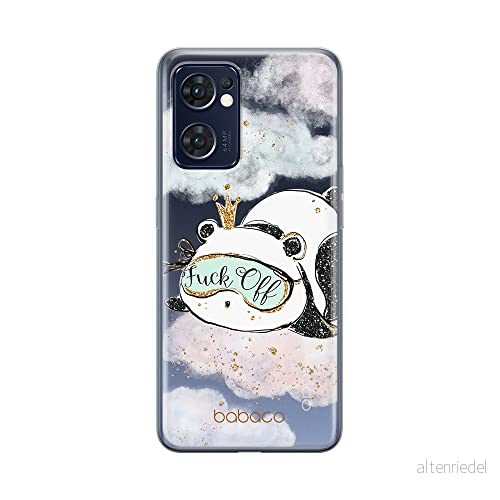 ERT GROUP mobiltelefonfodral för Oppo RENO 7 5G originalt och officiellt licensierat Babaco mönster Panda 001 optimalt anpassad till formen på mobiltelefonen, gedeeltelijk transparant 5905511309541
