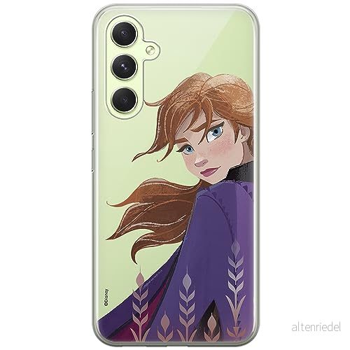 ERT GROUP mobiltelefonfodral för Samsung A54 5G originalt och officiellt licensierat Disney mönster Anna 002 optimalt anpassad till formen på mobiltelefonen, gedeeltelijk transparant 5905511795481