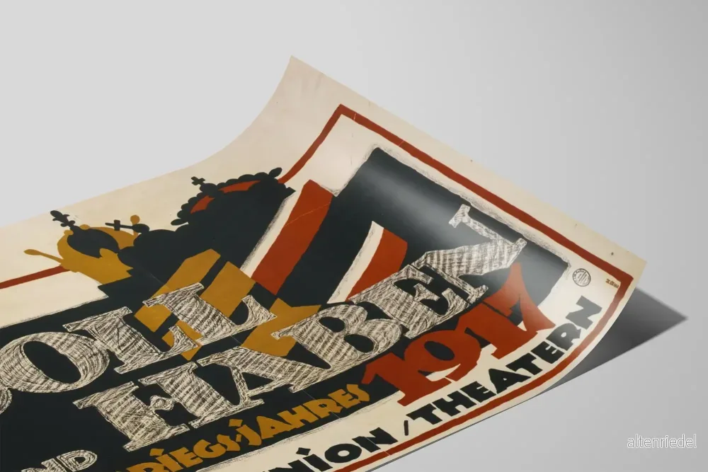 Vintageaffisch Soll Und Haben 1917 Historisk Väggdekoration - Bild 2