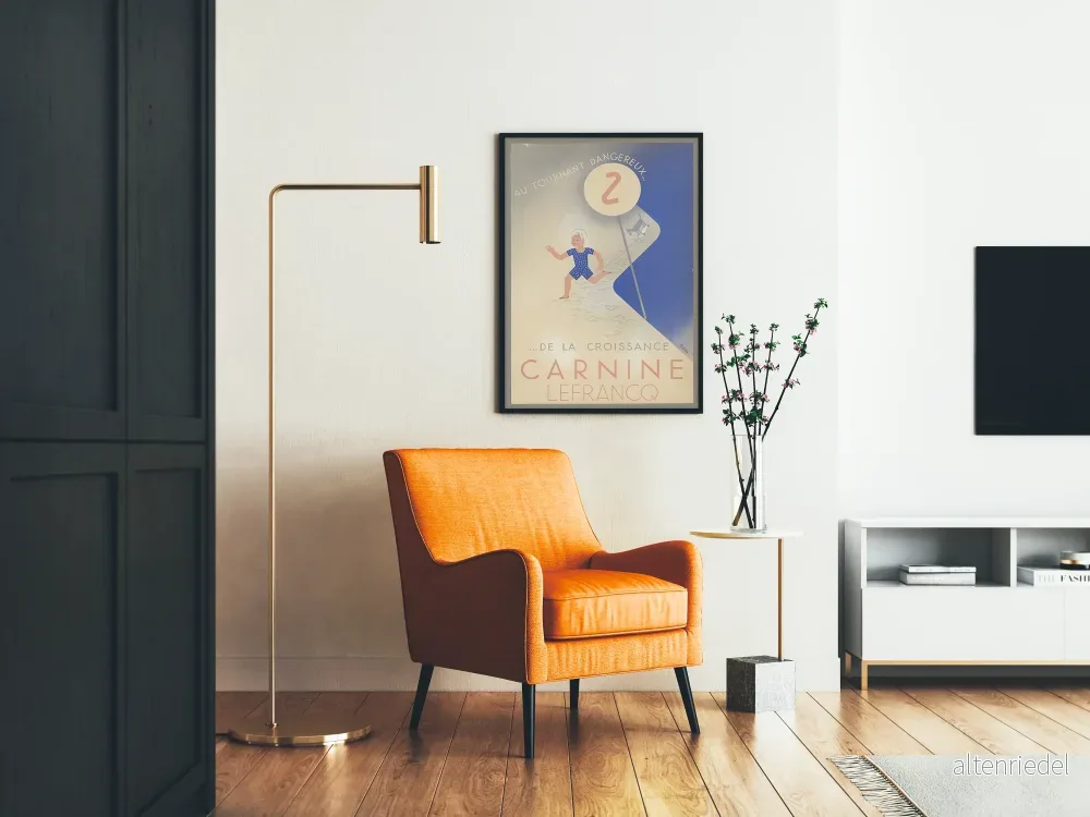 Vintageposter Carnine Lefrancq - Retro Barninredning för Väggar - Bild 2