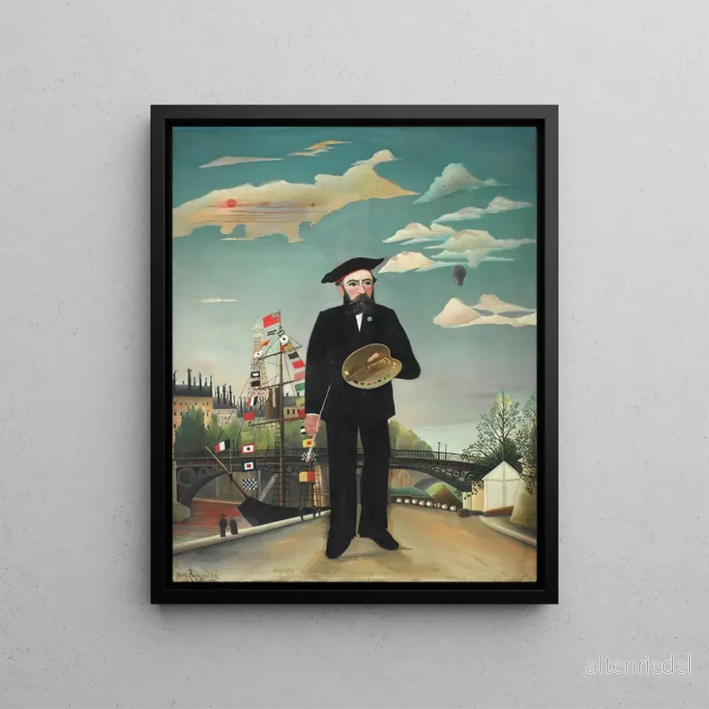 Målning Jag – själv, landskapsporträtt – Henri Rousseau | Konsttryck