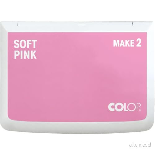 COLOP stämpeldyna MAKE 2 mjuk rosa 70 x 110 mm, kudde för traditionella handstämplar 9004362548072