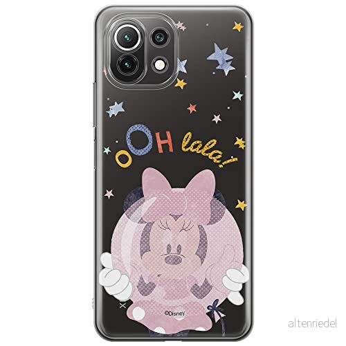 ERT GROUP mobiltelefonfodral för Xiaomi 11 LITE 4G/5G originalt och officiellt licensierat Disney mönster Minnie 046, gedeeltelijk transparant 5903932698985