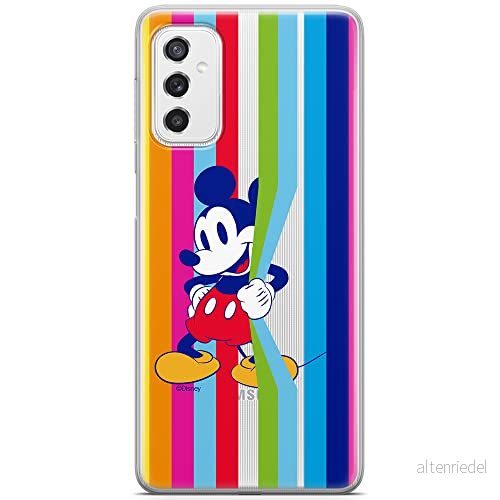 ERT GROUP mobiltelefonfodral för Samsung M52 5G originalt och officiellt licensierat Disney mönster Mickey 026 optimalt anpassad till formen på mobiltelefonen, gedeeltelijk transparant 5904805486623