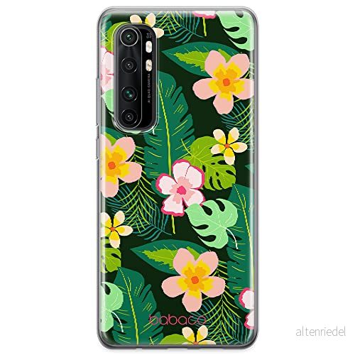 ERT GROUP mobiltelefonfodral för Xiaomi MI NOTE 10 Lite originalt och officiellt licensierat Babaco mönster Flowers 019 optimalt anpassad till formen på mobiltelefonen, fodral tillverkad av TPU plast 5903932637151
