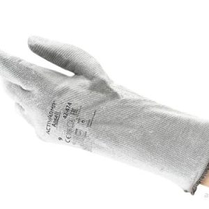 Ansell ActivArmr 42 474 Värmebeständiga arbetshandskar, värmebeständighet och högt skärskydd, hanteringshandskar, gör det själv, arbetsplats, storlek L (1 par) 76490641719